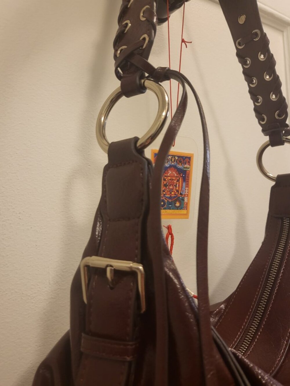 Zara burgundy bag - Picture 2 of 6